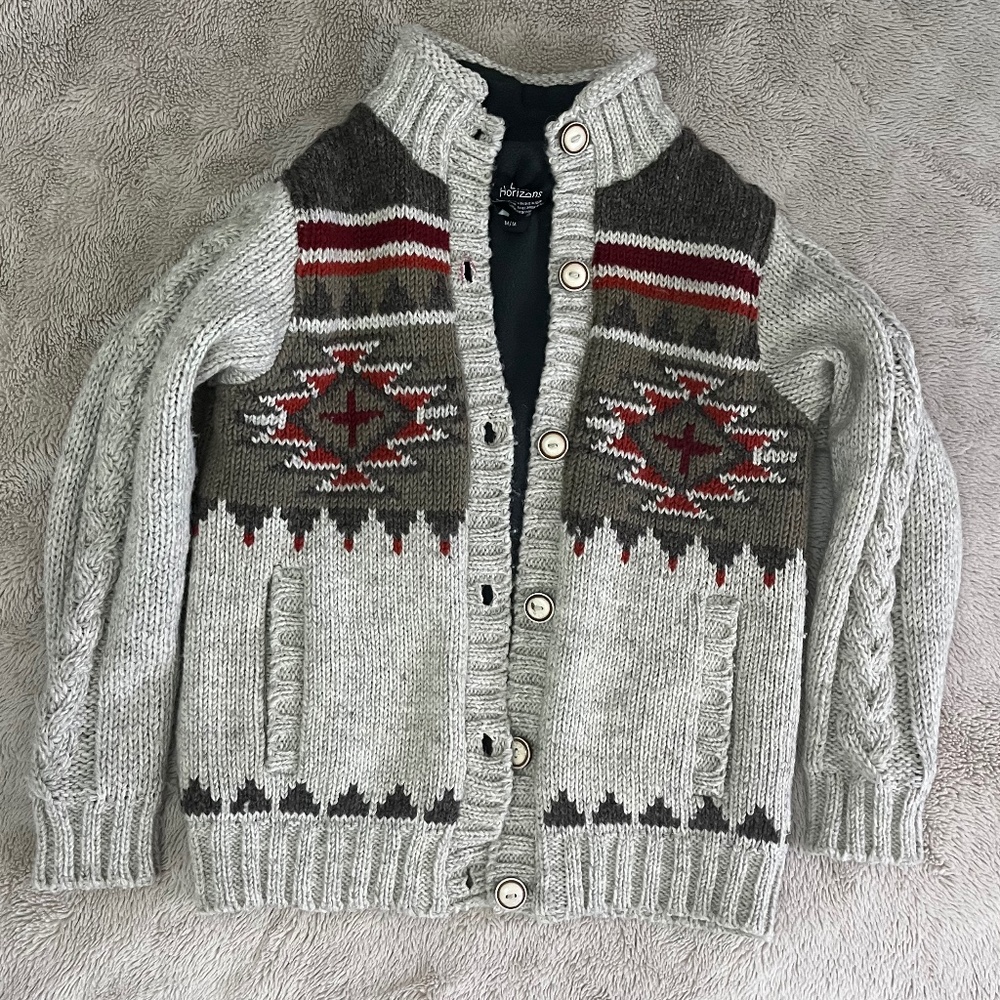 Fleece Lined Wool Sweater